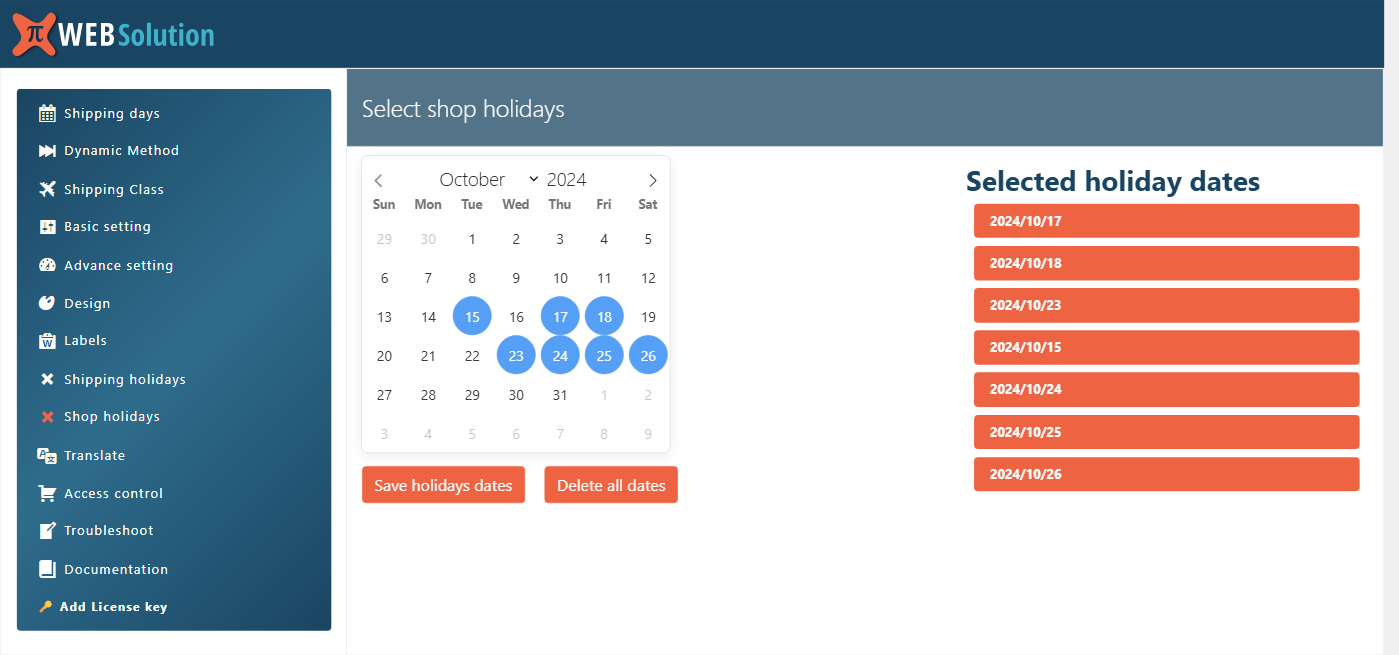 Pro Woocommerce estimated delivery date per product | shipping date per product - Image 9