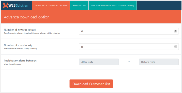 PRO Export WooCommerce customer list csv, WordPress users csv, Email customer list daily - Image 2