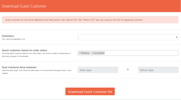 PRO Export WooCommerce customer list csv, WordPress users csv, Email customer list daily - Image 4