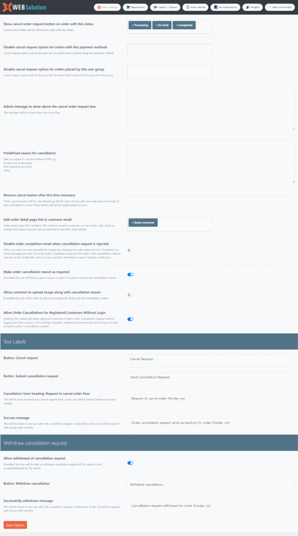 Cancel order request / Repeat Order / Re-order for WooCommerce - Image 2
