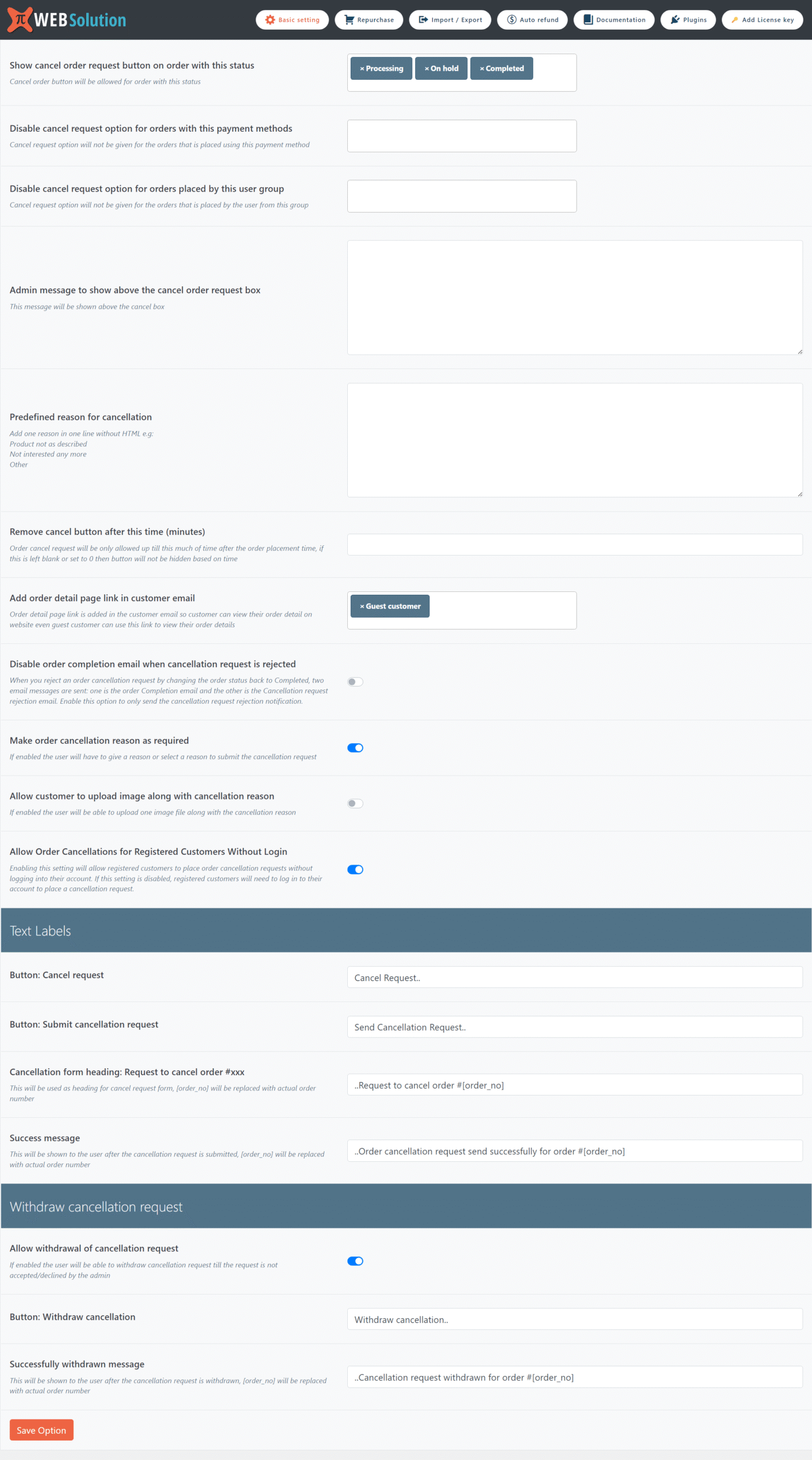 Cancel order request / Repeat Order / Re-order for WooCommerce - Image 2