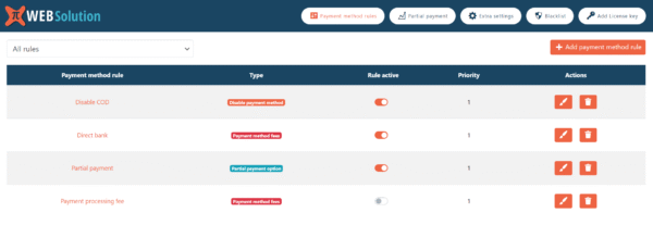 Partial COD / Disable payment method for WooCommerce - Image 2