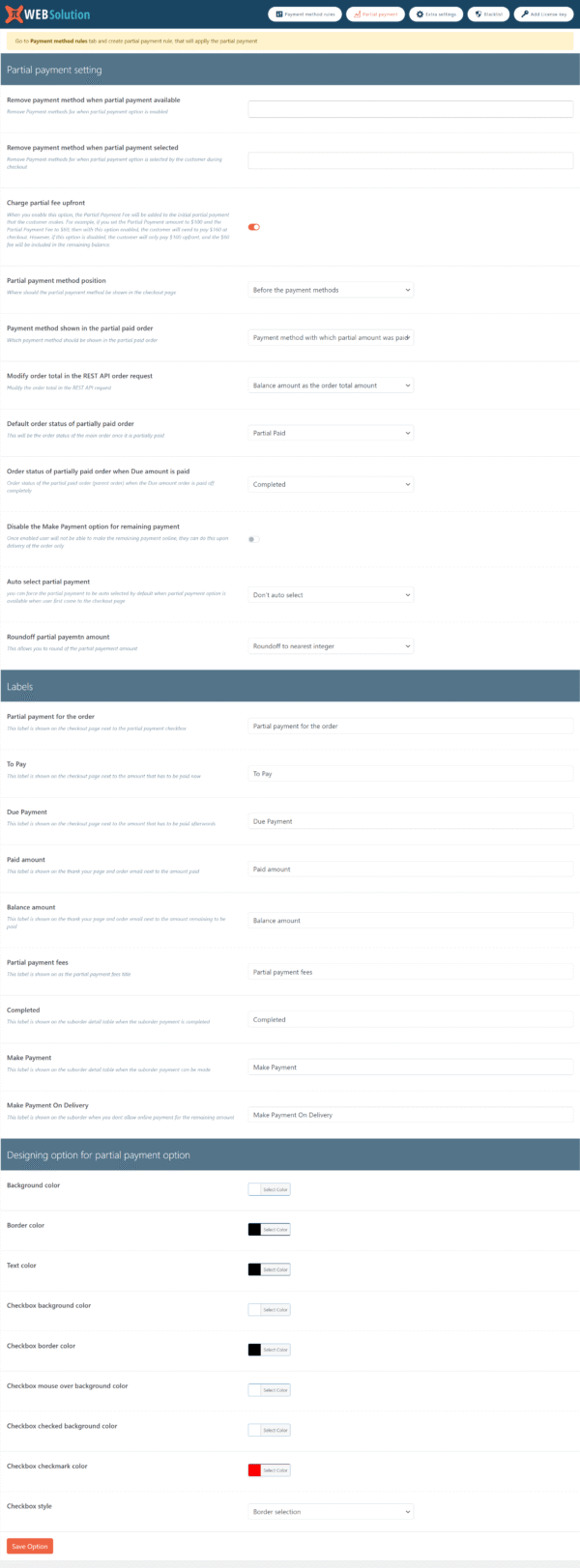 Partial COD / Disable payment method for WooCommerce - Image 8